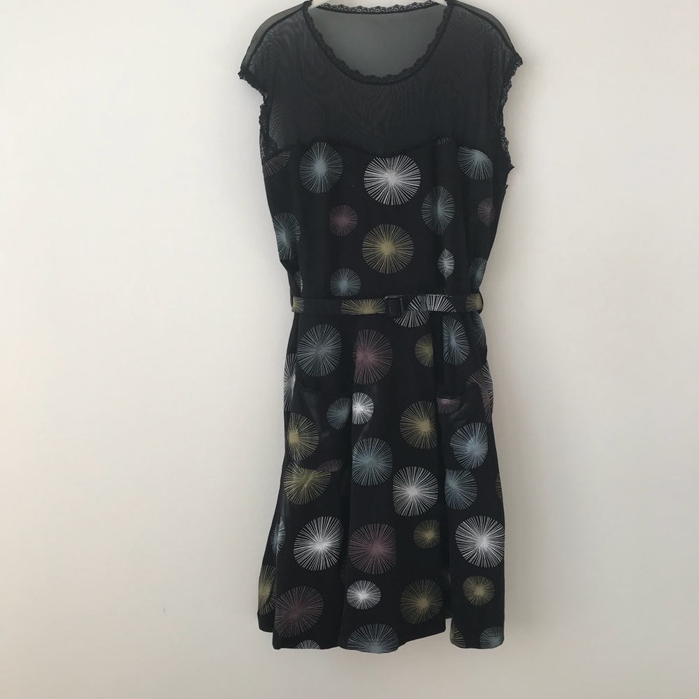 Effie’s Heart Jackie Cotton Spandex Mesh Dress